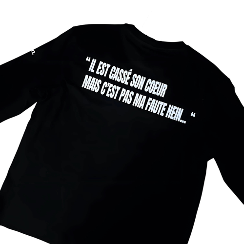 Longsleeve Mona Lisa - Noir