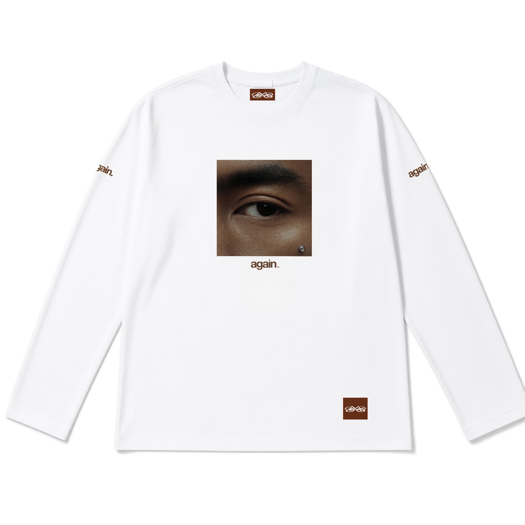 Long Sleeve Mona Lisa - Blanc